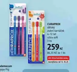 dm drogerie Curaprox dětský zubní kartáček nabídka