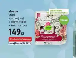 dm drogerie Alverde srdce nabídka