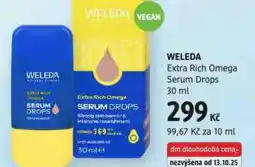 dm drogerie Weleda extra rich omega serum drops nabídka