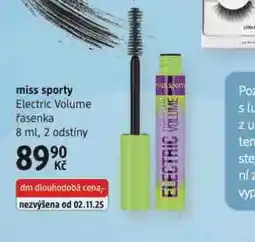 dm drogerie Miss sporty řasenka nabídka