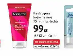 dm drogerie Neutrogena krém na ruce nabídka