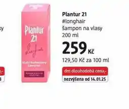 dm drogerie Plantur 21 šampon nabídka