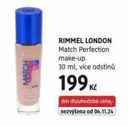 dm drogerie Rimmel london match perfection nabídka