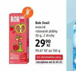 dm drogerie Bob snail ovocné rolované plátky nabídka