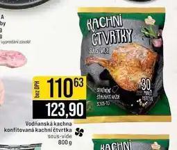 Jip Vodňanská kachna konfitovaná kachní čtvrtka sous-vide 800 g nabídka