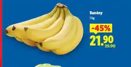 Lidl Banány nabídka