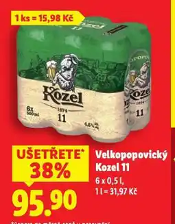 Lidl Pivo velkopopovický kozel 11 nabídka