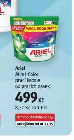 dm drogerie Ariel prací kapsle nabídka
