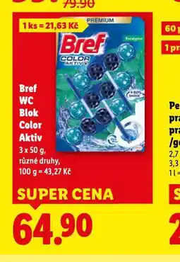 Lidl Bref wc blok nabídka