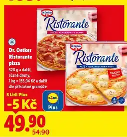 Lidl Dr. oetker pizza ristorante nabídka