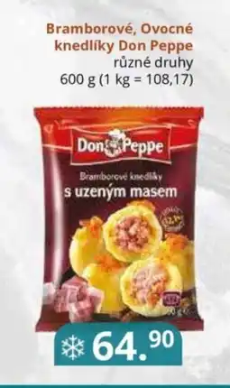 Potraviny CZ Bramborové, Ovocné knedlíky Don Peppe nabídka