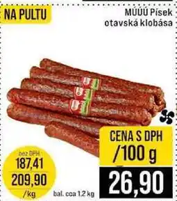 Jip MÚÚÚ Písek otavská klobása 100 g nabídka