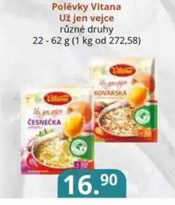 Potraviny CZ Polévky Vitana Už jen vejce různé druhy nabídka