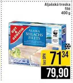 Jip GUT & GÜNSTIG Aljašská treska filé 400 g nabídka