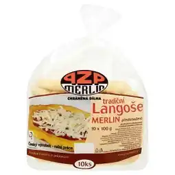 Jip PZP Merlin Tradiční langoše předsmažené 10 x 100g nabídka