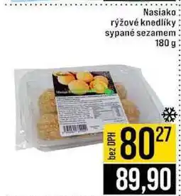 Jip Nasiako rýžové knedlíky sypané sezamem 180 g nabídka