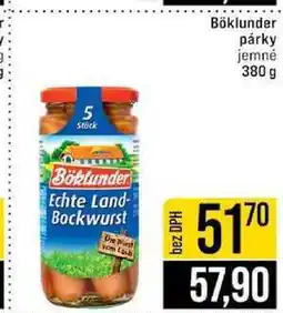 Jip Böklunder párky jemné 380 g nabídka