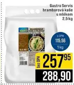 Jip Gastro Servis bramborová kaše s mlékem 2,5 kg nabídka