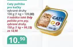 Potraviny CZ Caty paštika pro kočky vybrané druhy nabídka