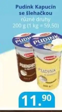 Potraviny CZ Pudink Kapucín se šlehačkou nabídka