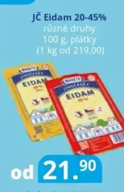 Potraviny CZ JČ Eidam 20-45% různé druhy nabídka