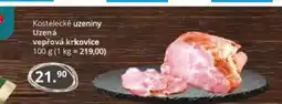 Potraviny CZ Kostelecké uzeniny uzená vepřová krkovice nabídka