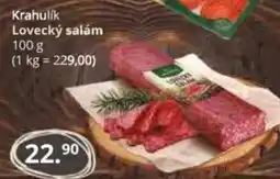 Potraviny CZ Krahulik Lovecký salám nabídka
