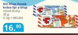 Potraviny CZ Kiri Křup, Veselá kráva Sýr a křup různé druhy nabídka