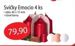 Fortel Svíčky Emocio 4 ks nabídka