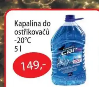 Kapalina do ostřikovačů -20°C