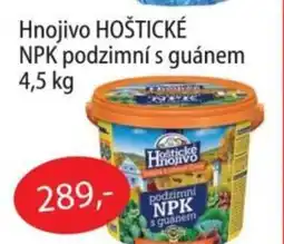 Fortel Hnojivo HOSTICKÉ NPK podzimní s guánem nabídka