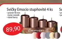 Fortel Svíčky Emocio stupňovité 4 ks nabídka