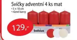 Fortel Svíčky adventní 4 ks mat nabídka