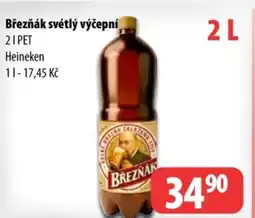 Partner Maloobchodní síť Březňák světlý výčepní nabídka