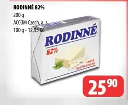 Partner Maloobchodní síť Rodinné 82% nabídka