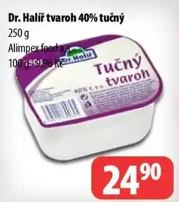 Partner Maloobchodní síť Dr. Halíř tvaroh 40% tučný nabídka