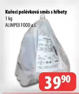 Partner Maloobchodní síť Kuřecí polévková směs s hřbety nabídka