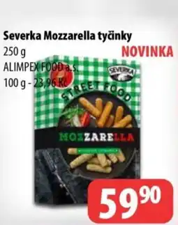 Partner Maloobchodní síť Severka Mozzarella tyčinky nabídka