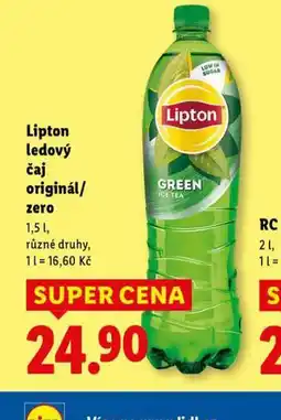 Lidl Lipton ledový čaj zero nabídka