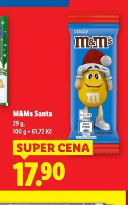 Lidl M&m´s santa nabídka