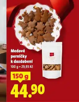Lidl Memdové perníčky k dozdobení nabídka