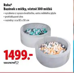 Lidl Bazén s míčky, včetně 300 míčků nabídka