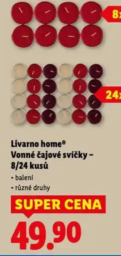Lidl Vonné čajové svíčky nabídka