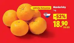 Lidl Mandarinky nabídka