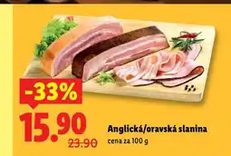 Lidl Anglická slanina nabídka