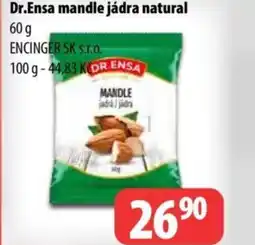 Partner Maloobchodní síť Dr.Ensa mandle jádra natural nabídka