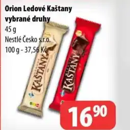 Partner Maloobchodní síť Orion Ledové Kaštany vybrané druhy nabídka