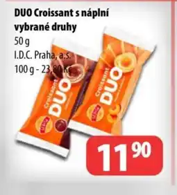 Partner Maloobchodní síť DUO Croissant s náplní vybrané druhy nabídka