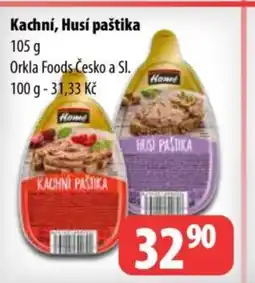 Partner Maloobchodní síť Kachní, Husí paštika nabídka