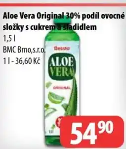 Partner Maloobchodní síť Aloe Vera Original 30% podíl ovocné složky s cukrem a sladidlem nabídka